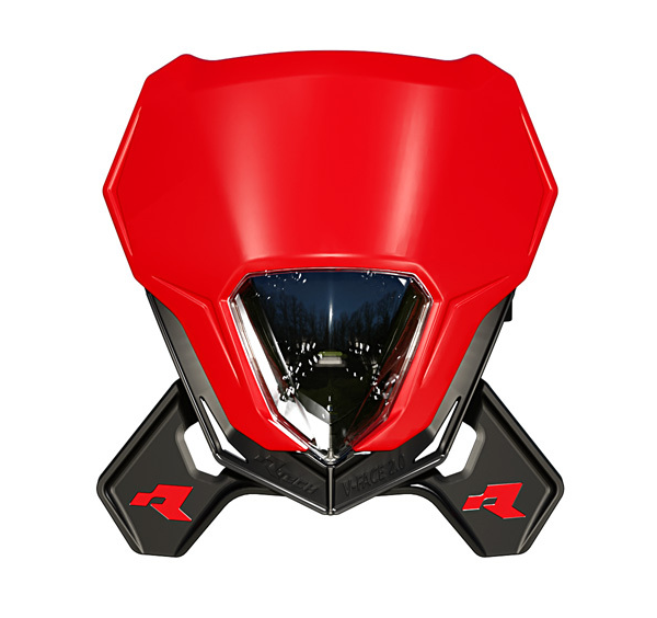 Фар RACETECH V-FACE 2.0 LED Headlight (Black/Red)